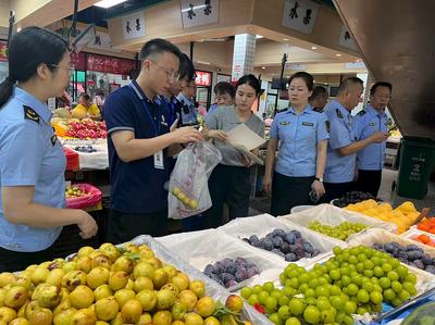全省多地开展“零点行动”筑牢食用农产品批发安全防线
